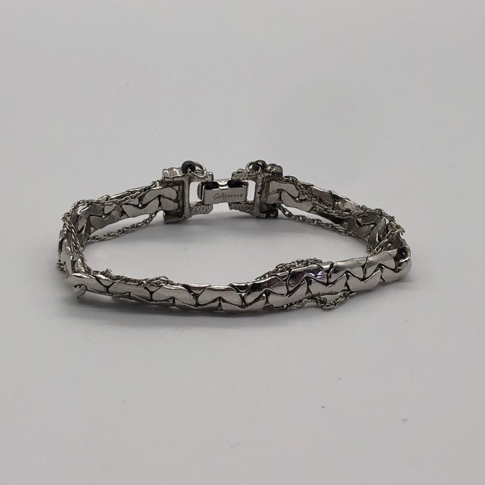 Goldette NY Vintage silver plated bracelet - Picture 4 of 6